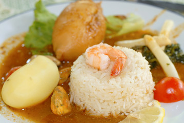 assiette calamar farcis