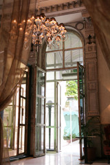 Architecture, Interior of Old-time Building in Art-Deco Style