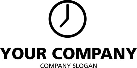 logo mit uhr