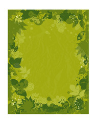 Background of tracing silhouettes, vector illustration