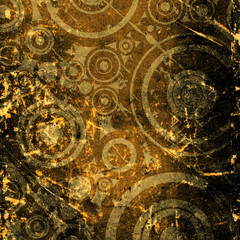 grunge circles illustration