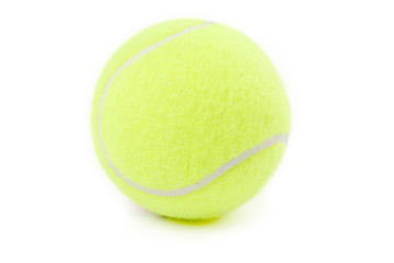 tennis balls with white background