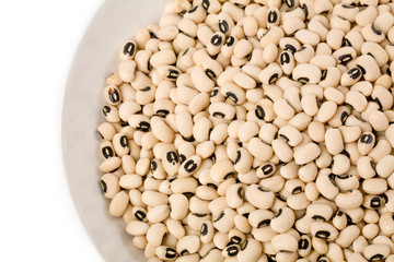 black eye beans close up shot for background