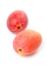 isolated Red Mango close up shot