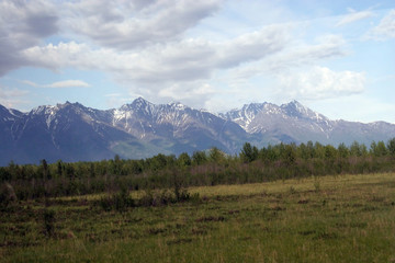 Alaska Range from Denali Park