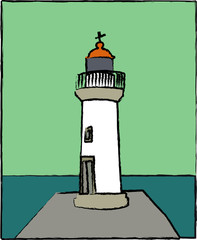 phare de Belle Ile portrait