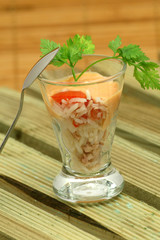 verrine de riz