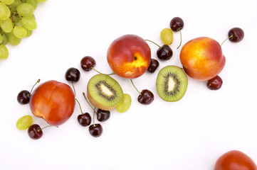 Rainbow of fruit