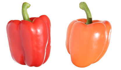 two sweet peppers