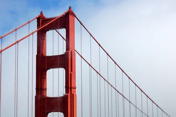 Fotobehang The Golden Gate Bridge in San Francisco © clayllama