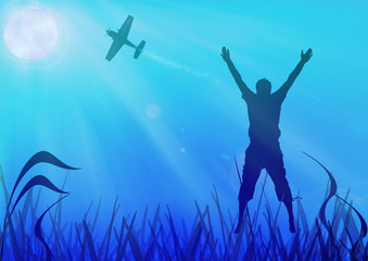 Fototapeta premium Attendez moi