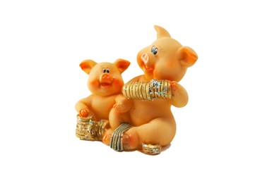 Pig with money 3