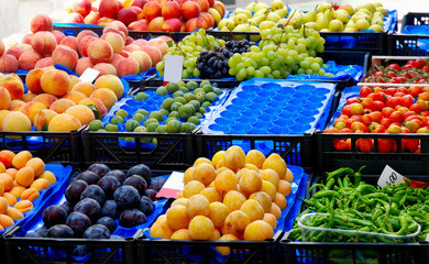 Fruits and vegetables market