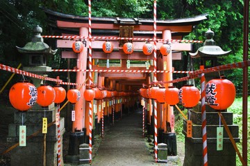 Fushimi Inari temple in Kyoto, Japan