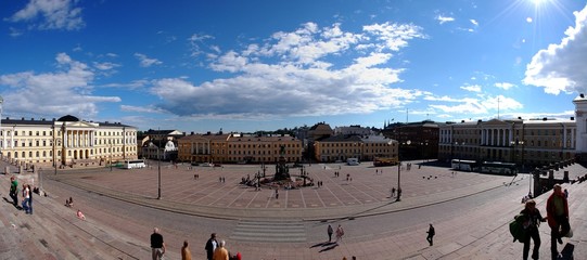 Senat square panorama