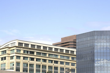 Modern offices in a growing urban area