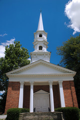 Fototapeta na wymiar Old Chapel at Greenfield Village, Michigan, USA