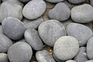 Stones in an outdoor garden