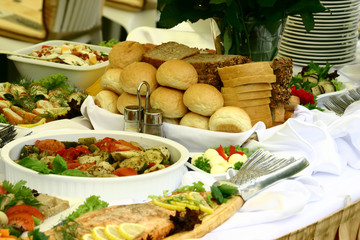 Catering's food
