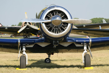 Propeller airplane