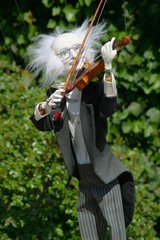 Marionette Geigenspieler