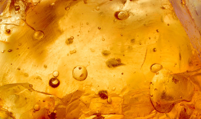 abstract of sunlight passed throughout piece of rosin