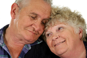 Happy senior couple enjoying time together.
