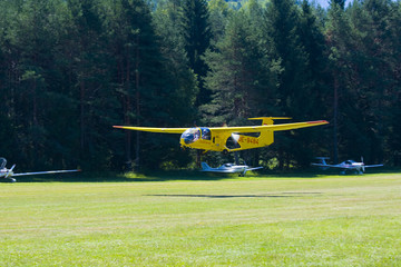 Ultralight Aircraft with pusher configuration propeller