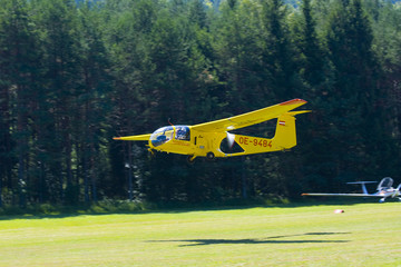 Ultralight Aircraft with pusher configuration propeller