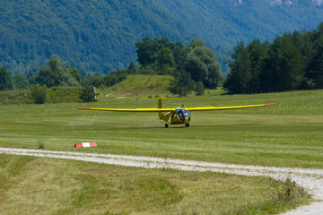 Ultralight Aircraft with pusher configuration propeller