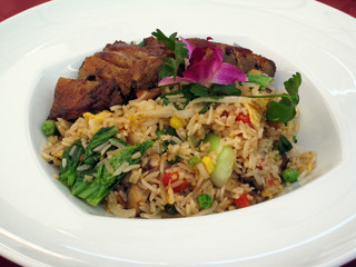 Ente mit Reis - Canard with rice