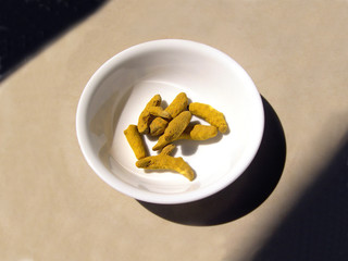 Turmeric in White Bowl: 3