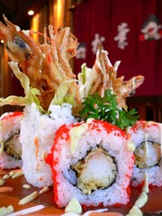 Softshell ceab sushi