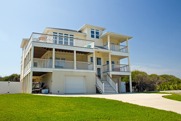 multi story coastal living home in florida