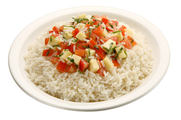 A mediterranean recipe of rice