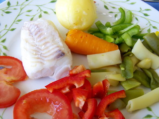 Aioli: posson et légumes