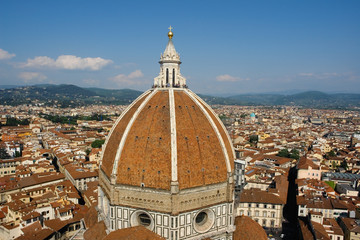 Florence cityscape and the Duomo