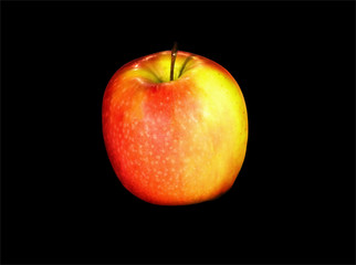 Isolated apple on white background