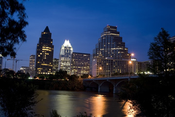 Downtown Austin at Night