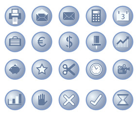 icons symbols buttons for user interface and internet