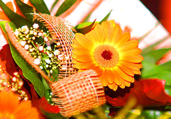 Blumengesteck - romantisch