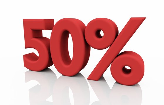 50% rabatt