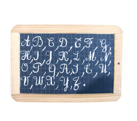 Obraz premium ardoise avec lettres majuscules