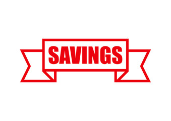 savings banner