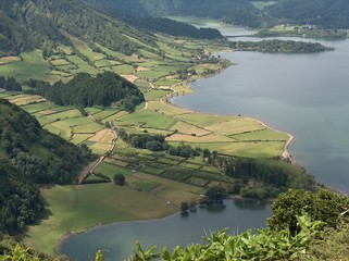 Lagoa Sete Cidades, Sieben St&auml;dte, See