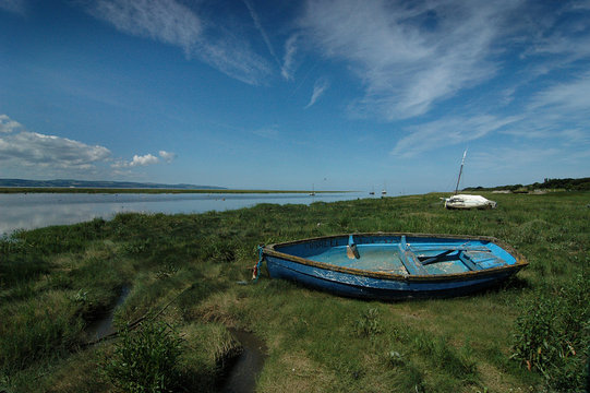 Moored at Heswall shore