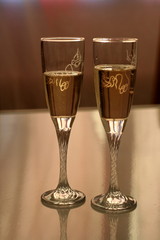 flûtes de champagne