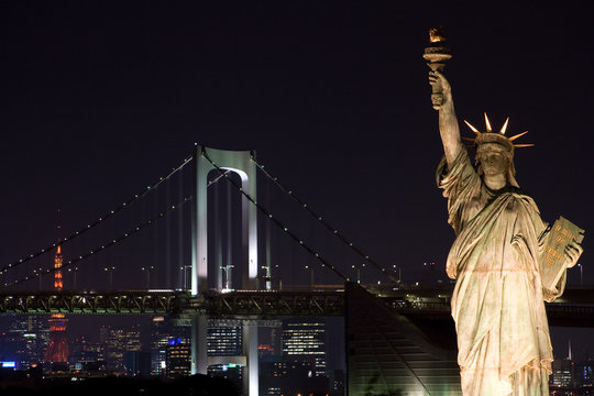 Statue of Liberty in Tokyo