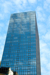 Fototapeta premium Office building over sky