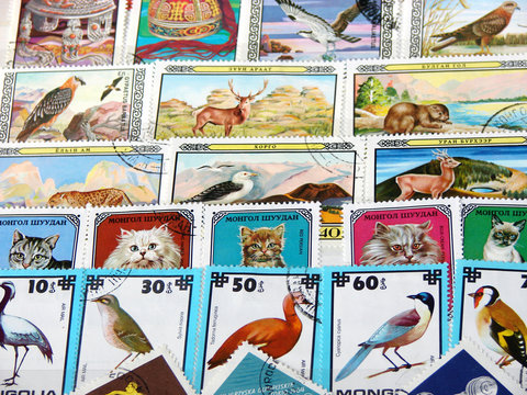 Exotic stamp collection